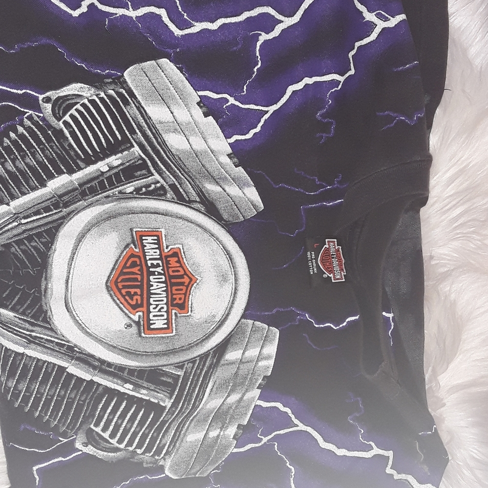 Vintage Harley Tee size Large #2